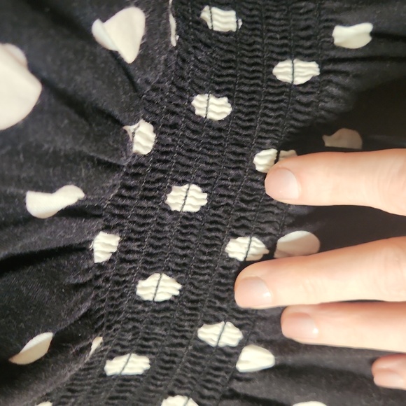 Amy-Deb Vintage Polka Dot Dress with Bow, Size 8/10 - Picture 4 of 9